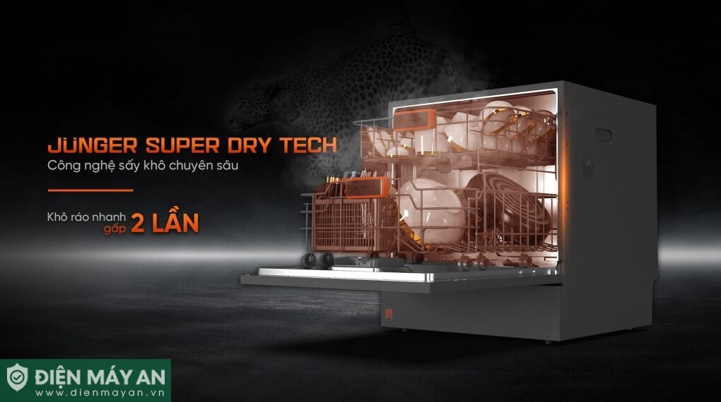 Máy rửa bát độc lập Junger Leopard DWJ-103

